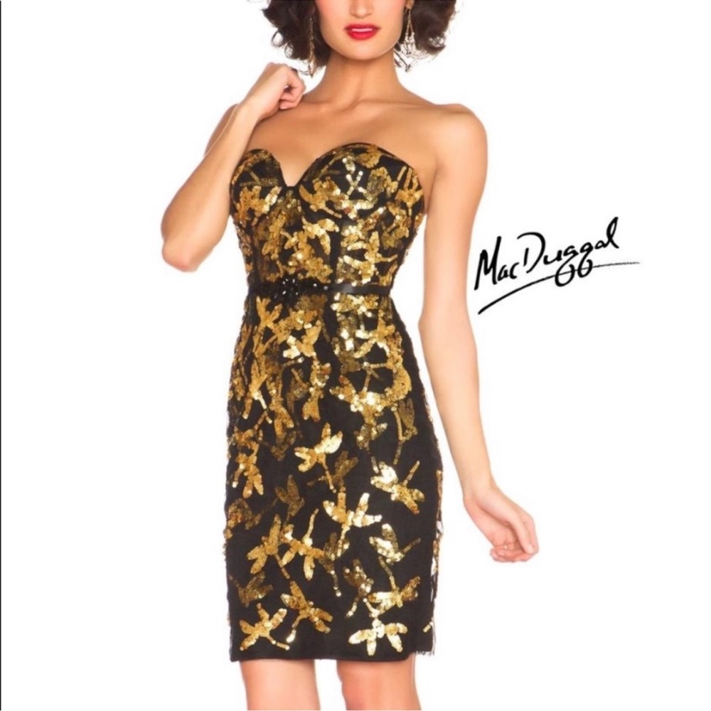 Macduggal sequin dress